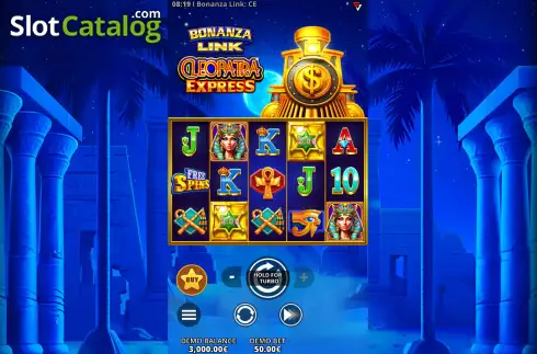 Οθόνη2. Bonanza Link: Cleopatra Express Κουλοχέρης