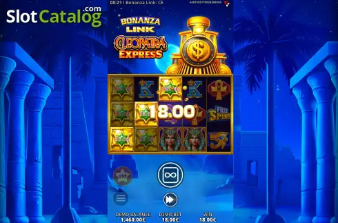 Οθόνη3. Bonanza Link: Cleopatra Express Κουλοχέρης