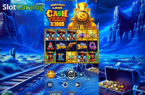 Οθόνη2. Bonanza Link: Cash Train X1000 Κουλοχέρης