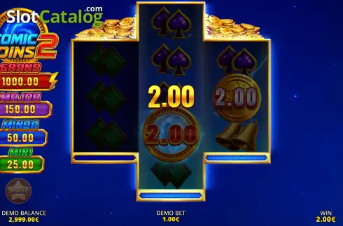 Οθόνη3. Atomic Coins 2 Κουλοχέρης