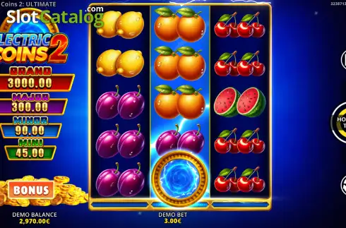 Οθόνη2. Electric Coins 2: Ultimate Κουλοχέρης