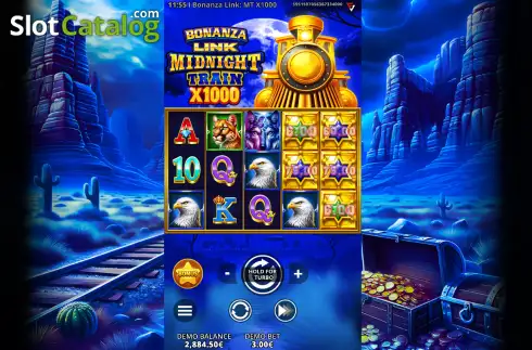 Οθόνη2. Bonanza Link: Midnight Train x1000 Κουλοχέρης
