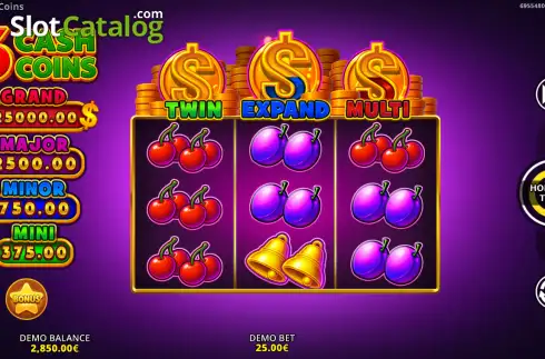 Οθόνη2. 3 Cash Coins Κουλοχέρης