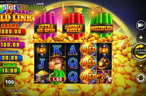 Οθόνη2. Super Gold Link: Running Wins Κουλοχέρης
