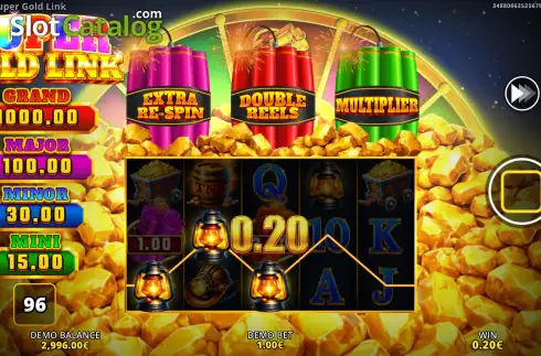 Οθόνη3. Super Gold Link: Running Wins Κουλοχέρης