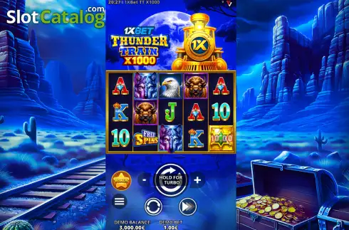 Οθόνη2. Thunder Train x1000 Κουλοχέρης