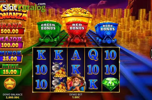 Οθόνη2. 4 Carts Bonanza Κουλοχέρης