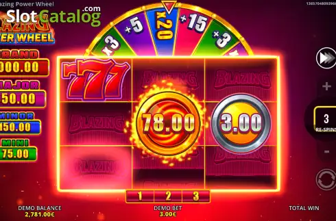 Οθόνη3. Blazing Power Wheel Κουλοχέρης 