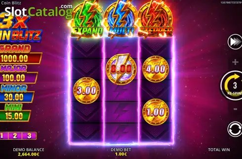 Οθόνη3. 3x Coin Blitz: Trinity Running Wins 3x3 Κουλοχέρης 