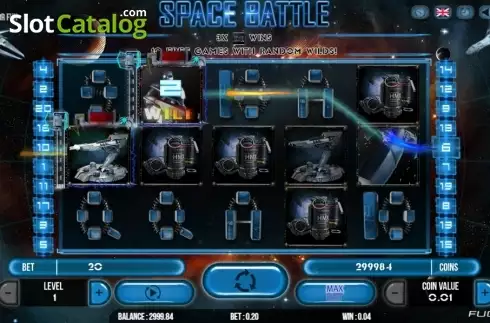 Οθόνη4. Space Battle Κουλοχέρης