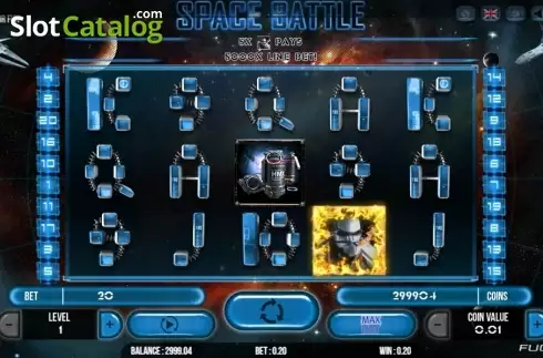 Οθόνη6. Space Battle Κουλοχέρης