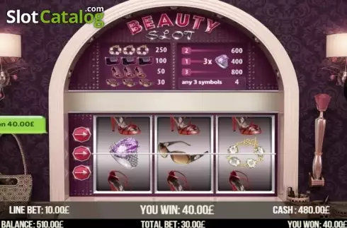 Οθόνη4. Beauty Slot Κουλοχέρης