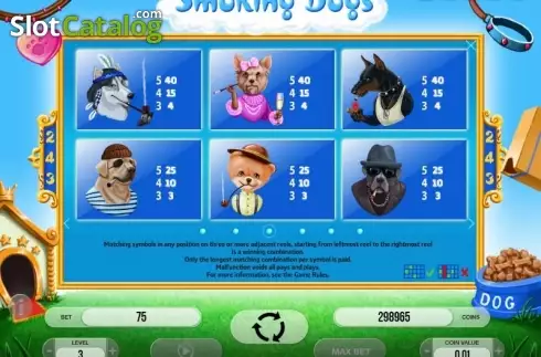 Οθόνη7. Smoking Dogs Κουλοχέρης