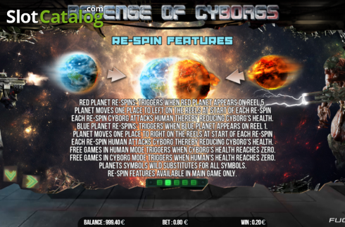 Οθόνη2. Revenge of Cyborgs Κουλοχέρης 