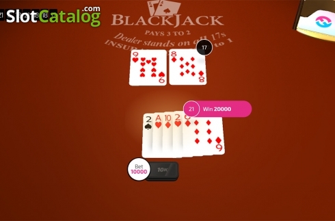 Οθόνη5. Blackjack (FunFair) Κουλοχέρης
