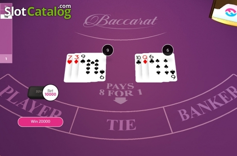Οθόνη4. Baccarat (FunFair) Κουλοχέρης