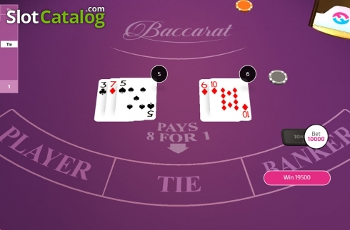 Οθόνη5. Baccarat (FunFair) Κουλοχέρης