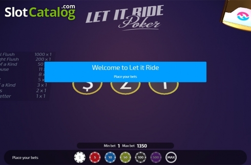 Οθόνη2. Let It Ride (FunFair) Κουλοχέρης