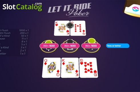 Οθόνη5. Let It Ride (FunFair) Κουλοχέρης