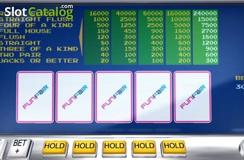 Οθόνη2. Video Poker (FunFair) Κουλοχέρης