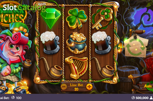 Οθόνη2. Shamrock Treasures Κουλοχέρης