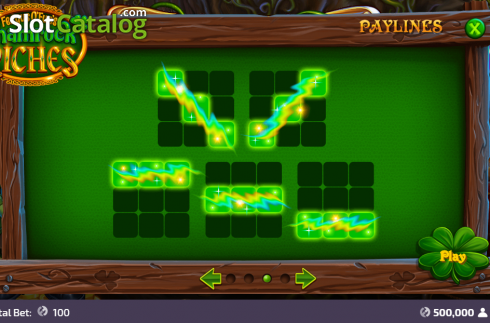 Οθόνη7. Shamrock Treasures Κουλοχέρης