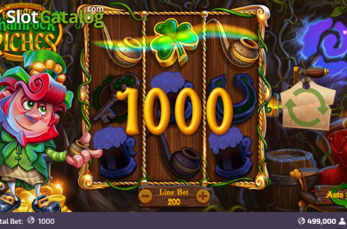 Οθόνη3. Shamrock Treasures Κουλοχέρης