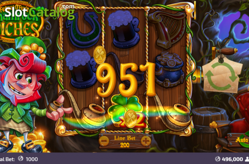 Οθόνη4. Shamrock Treasures Κουλοχέρης