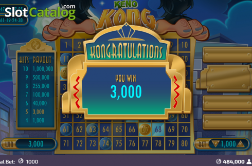 Οθόνη5. Keno Kong Κουλοχέρης