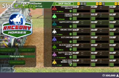 Οθόνη2. Raceday Horses Κουλοχέρης