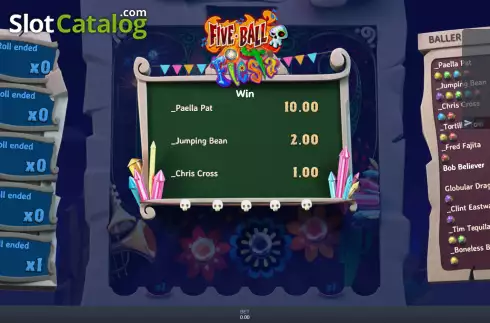 Οθόνη3. Five Ball Fiesta Κουλοχέρης
