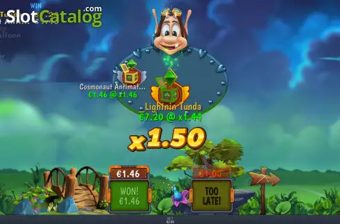 Οθόνη5. Hugo Up and Away (FunFair) Κουλοχέρης