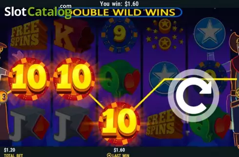 Οθόνη3. Double Wild Wins Κουλοχέρης