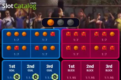 Οθόνη4. Basketball Strike Κουλοχέρης