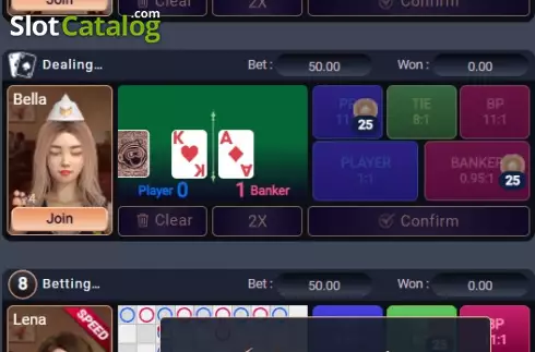 Οθόνη4. Baccarat Babes Κουλοχέρης