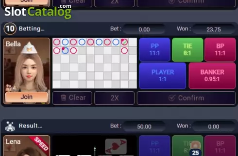Οθόνη6. Baccarat Babes Κουλοχέρης