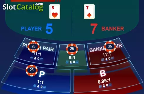 Οθόνη5. Virtual Baccarat Κουλοχέρης