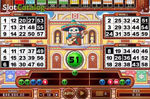 Οθόνη2. Skull Bingo Κουλοχέρης