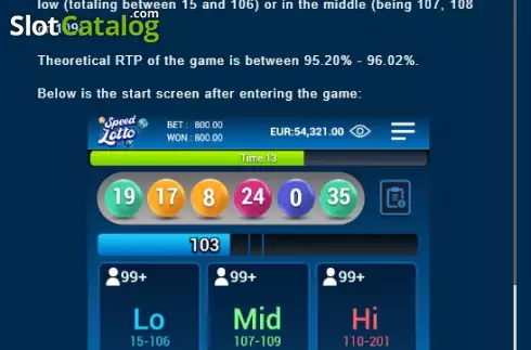 Οθόνη7. Speed Lotto Κουλοχέρης 
