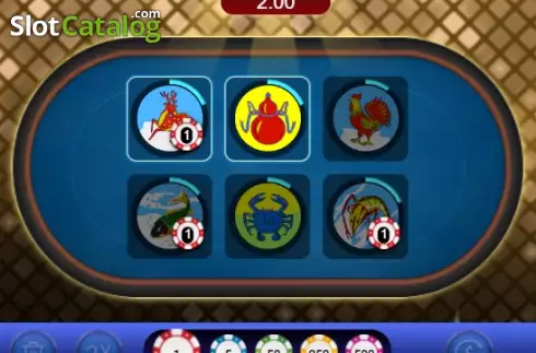 Οθόνη5. Bau Cua (Funky Games) Κουλοχέρης 