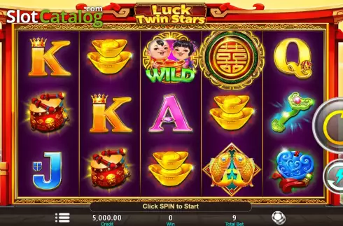 Οθόνη2. Luck Twin Stars Κουλοχέρης 