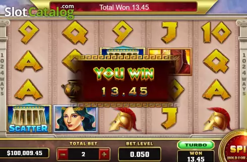 Οθόνη4. Sparta (Funky Games) Κουλοχέρης