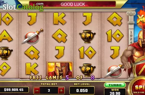 Οθόνη6. Sparta (Funky Games) Κουλοχέρης