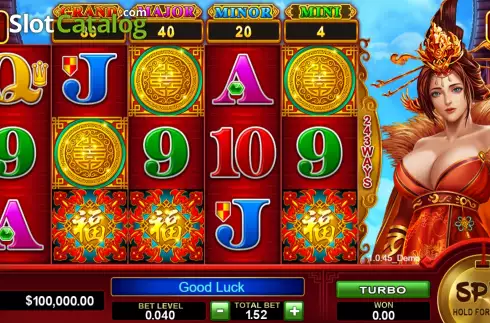 Οθόνη2. Fortune Goddess (Funky Games) Κουλοχέρης