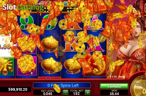 Οθόνη7. Fortune Goddess (Funky Games) Κουλοχέρης