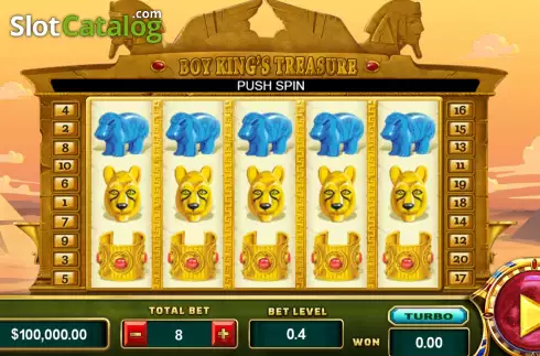 Οθόνη2. Boy King’s Treasure Κουλοχέρης 