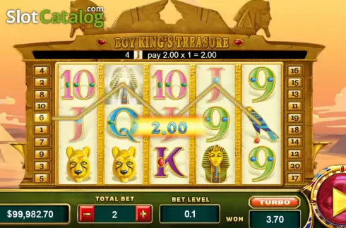 Οθόνη3. Boy King’s Treasure Κουλοχέρης 