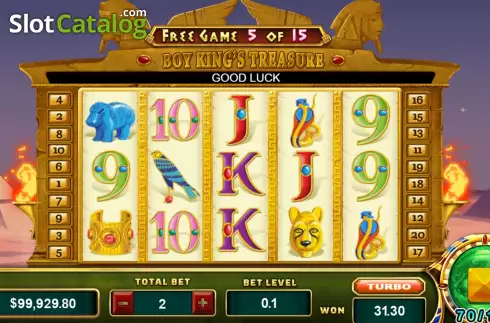 Οθόνη6. Boy King’s Treasure Κουλοχέρης 