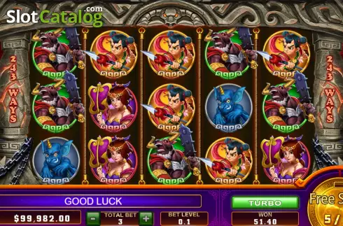 Οθόνη6. Monkey King (Funky Games) Κουλοχέρης
