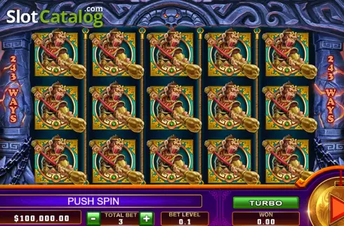 Οθόνη2. Monkey King (Funky Games) Κουλοχέρης